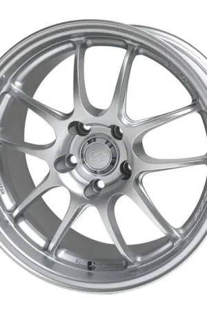 Enkei PF01 17x8 5x114.3 50mm offset Silver Wheel 05-10 Subaru STI Free Returns