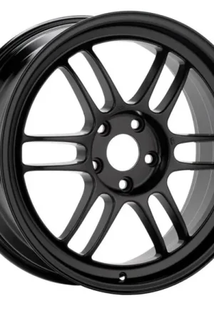 Enkei RPF1 16x8 4x100 38mm Offset 73mm Bore Black Wheel Miata 4-Lug / 02-06 Mini / Honda 4-Lug Holiday Sale