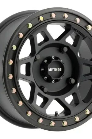 Today Only Method MR405 UTV Beadlock 15x7 / 5+2/38mm Offset / 4x156 / 132mm CB Matte Black Wheel