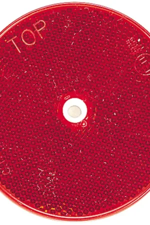 Free Shipping Narva Red Retro Reflector With Fixing Bolt - 84022BL