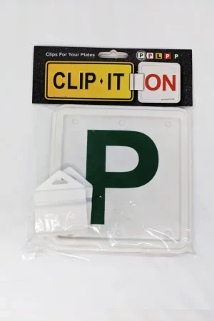 Hassle-Free Returns Clip It On 2x Green P Plates - Suits ACT \\u0026 QLD - B2C2CGWP