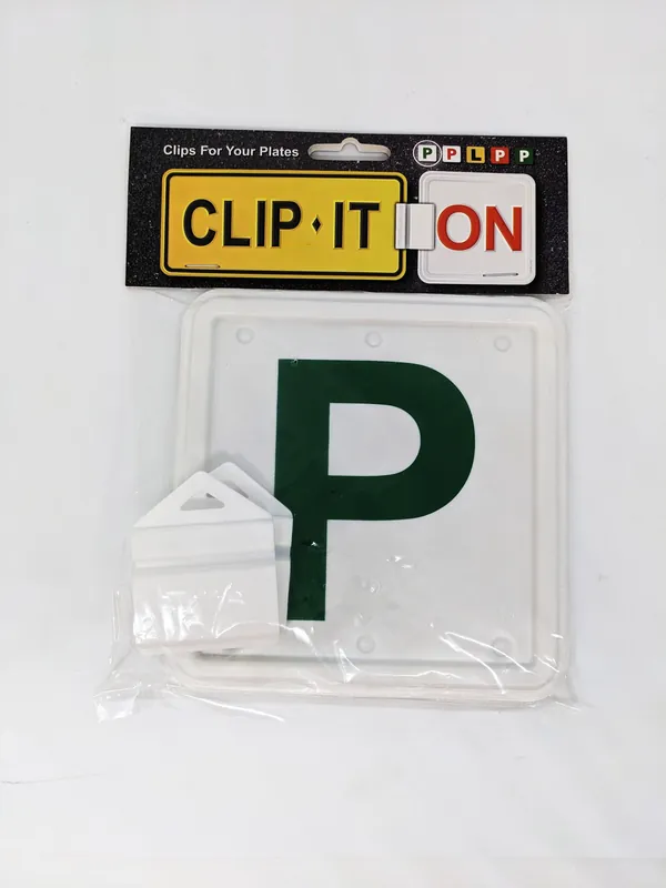 Hassle-Free Returns Clip It On 2x Green P Plates - Suits ACT \\u0026 QLD - B2C2CGWP