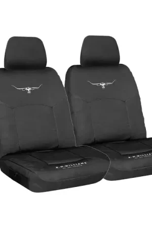 RM Williams Canvas Seat Covers Black Size 30 - CVRMW23BX-BLK30 Money Back Guarantee