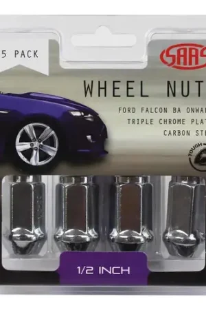 Fresh Stock SAAS Wheel Nuts Flat Head Bulge 1\\/2\\