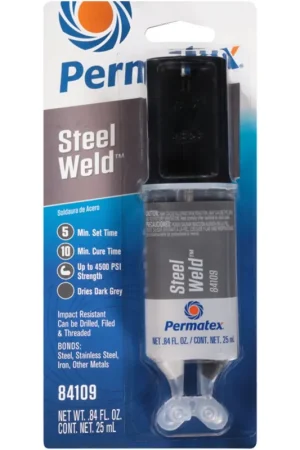 Professional Grade Permatex Steel Weld Epoxy 25ML - 84109 - PX84109