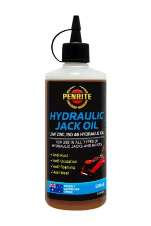 Penrite Hydraulic Jack Oil 500ml - HJO0005 (Pickup Only) Original