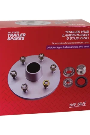 ASTSS 6-Stud Land Cruiser Type Lazy Hub (6x139.7) to Suit LM Bearings (Zinc) - R1909B Genuine