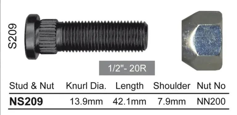 Buy Today Nice Stud \\u0026 Nut - NS209