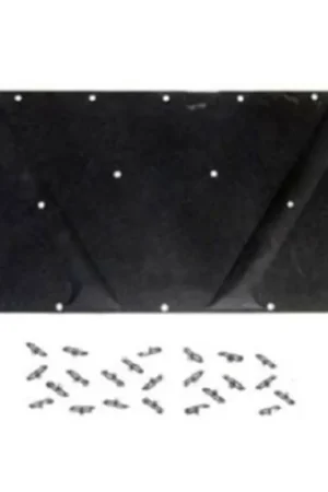 Hood Insulation Pad for 1967-1969 Plymouth Barracuda Gray/BlackMade in USA Trusted Brand