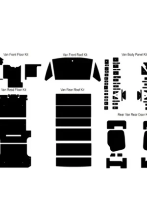 Affordable Insulation Sound Deadener Kit for 1998-2007 Mercedes Sprinter 2500 Passenger Van