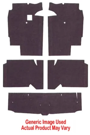 Place Order Insulation Sound Deadener Kit for 1968-1972 Oldsmobile Cutlass Standard LH RH