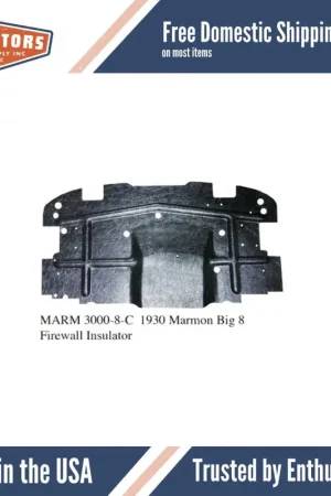 Firewall Insulation for 1930 Marmon Big 8 Brand New