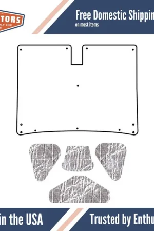 Trunk Lid Insulation Pad Cover for 1955-1956 Chevrolet Under Trunk Cover Smooth Hassle-Free Returns