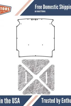 Floor Insulation Kit for 1964-1965 Mercury Comet Coupe Price Drop