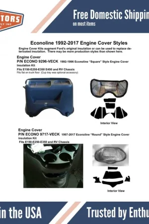 Price Drop Complete Interior Insulation Kit for 1992-1996 Ford Econoline Cargo Van