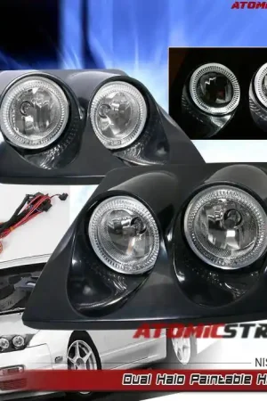 Save Now Black Dual Halo Headlights