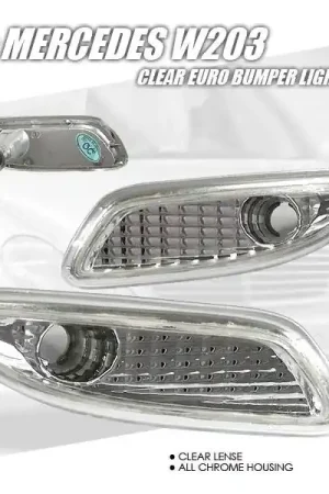 Worldwide Shipping Clear Bumper Lights