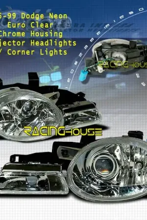 Last Chance Euro Chrome Clear Headlights With Signals