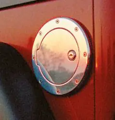 Shop Now All Sales Billet Fuel Door - Polished with Lock - 6040PL