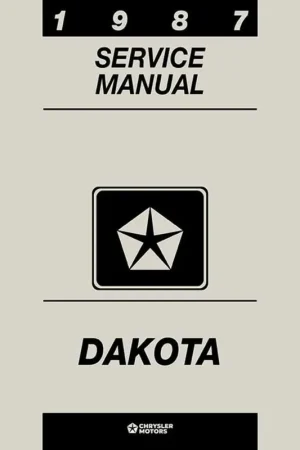 Editor’s Pick Service Manual for 1987 Dodge Dakota Truck