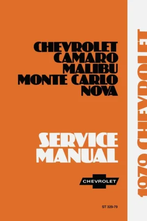 Last Chance Service Manual for 1979 Chevrolet