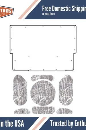 Handmade Hood Insulation Pad Heat Shield for 65 Chevy A-Body & El Camino, w/Smooth Finish