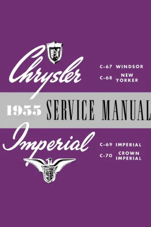 Worldwide Shipping Service Manual for 1955 Chrysler