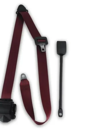 Seat Belt for Triumph TR250 TR6 Driver or Passenger 13" Cable 3pt Retractor Lap Next Day Delivery