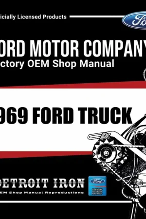 Best Seller Digital Shop Manual and Resources for 1969 Ford Truck, Van, Bronco