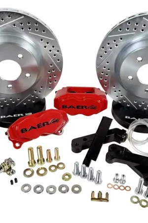 Place Order Baer Brakes 4301526MG-11 Baer Brakes 13" SS4 Front Brake Kit, Monster Green, Slot, ARP Studs