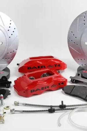 Affordable Baer Brakes 4261276HO Baer Brakes 13" Track4 Front Brake Kit, Hugger Orange, SDZ