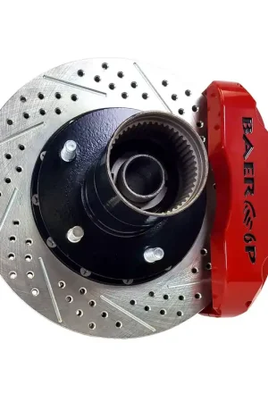 Exclusive Baer Brakes 4261558R Baer Brakes 11.9" Pro+ Front Brake Kit - Red