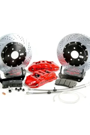 Baer Brakes 4301002GB-1 Baer Brakes 14" Extreme+ Front Brake Kit, Grabber Blue, Slot Trending