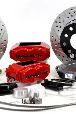 Baer Brakes 4301464GB-X1 Baer Brakes 11" SS4+ Front Brake Kit, Grabber Blue, SDZ, ARP Studs Final Sale