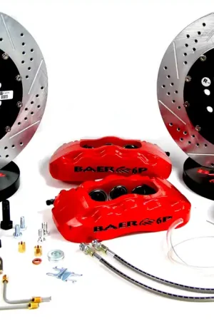 Baer Brakes 4301579FR Baer Brakes 14" Pro+ Front Brake Kit, Fire Red, SDZ, Std. Studs Hot Picks