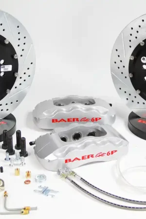 Baer Brakes 4402004S Baer Brakes 14" Pro+ Rear Brake Kit - Silver Budget