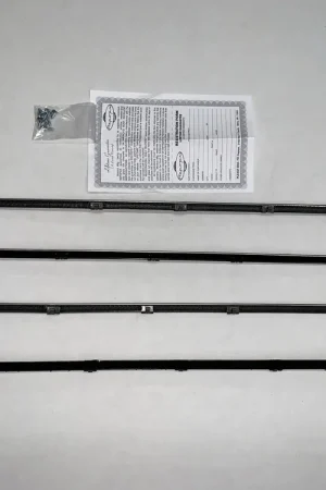 Modern 1953-1955 Ford F100, Ford F250, Ford Courier Sedan Delivery, Window Sweeps Felt Kit Belt Line Weatherstrip 4Pc.