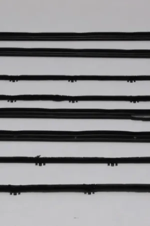 Top Rated Window Sweeps Weatherstrip for 1962-1965 Chevy II Nova Hardtop Black Front Rear