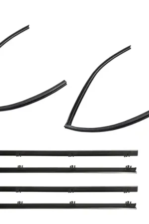 Certified Window Sweeps Felt for 1967-72 Chevrolet C10 Suburban Inner and Outer 8pcs