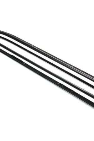 Must Have 1970-1981 Pontiac Firebird and Chevrolet Camaro Window Sweeps Felt Kit Belt Line Weatherstrip Inner with Flat Bead, Outer with Round Chrome Bead