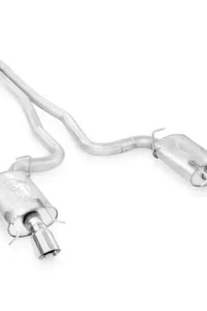 Genuine Stainless Works 2009-15 Cadillac CTS-V Wagon 3" Catback System X-Pipe Chambered Mufflers 4" Tips CTSV9WGCBHDR