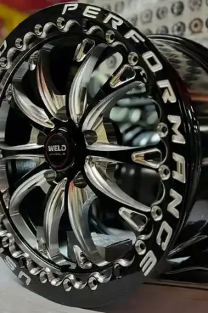 Direct From Factory WELD Belmont Beadlock Drag GT500 GT-R R35 Gloss Black Wheel 18x10 | 5x114.3 BC (5x4.5) | +30 Offset | 6.70 Backspacing - S90880067P30