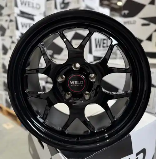 Markdown WELD Solana Street Z06 C6 C7 ZR1 Full Gloss Black Wheel 18x10 | 5x120.65 BC (5x4.75) | +28 Offset | 6.60 Backspacing - S11280062P28