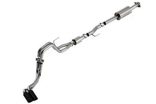 Borla S-Type Cat-Back Exhaust (Dual Black Tips / Passenger Side Exit) For 2021-2023 F-150 5.0L CC/SB | EC/Std. Bed - 140874BC Grab Now