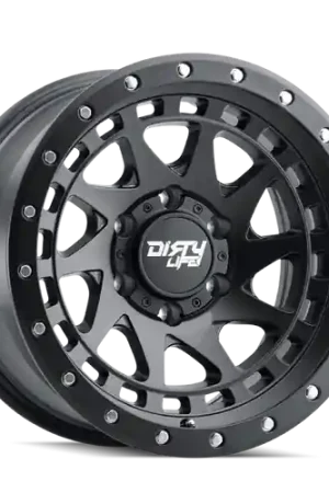 Dirty Life 9311 Enigma Pro 17x9 / 6x139.7 BP/-38mm Offset/106mm Hub Matte Black Wheel - Beadlock Instant Buy