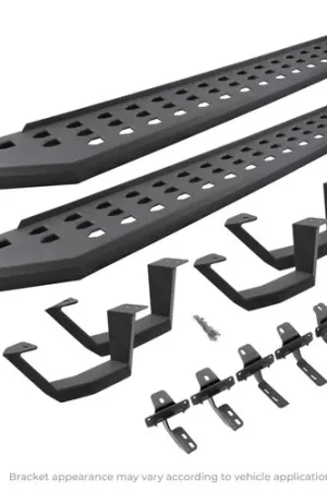 Go Rhino 2022-2024 Toyota Tundra Crew Max Kit w/RB20 Running Board + Brkts + 4 RB20 Drop Steps - Tex. Blk Discount