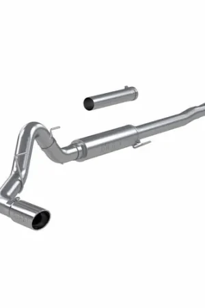 MBRP 4" Single Side Cat-Back Exhaust (RACE Series) Aluminized Steel (Polished Tips) for 2021-2025 Ford F-150 2.7L / 3.5L EcoBoost & 5.0L V8 - S5209AL Instant Buy