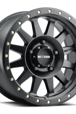 Method Race Wheels | MR304 Double Standard | MATTE BLACK | 17x8.5 | 0 Offset | 4.75 Backspacing | 6x5.5 (6x139.7) | MR30478560500 Special Discount