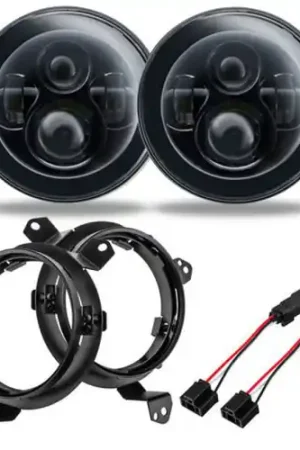Oracle Jeep Wrangler JL/Gladiator JT 7in. High Powered LED Headlights (Pair) - No Halo Order Now