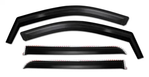 Putco 2020-2023 Jeep Gladiator Element Matte Black Window Visors (Set of 4) Warranty Included